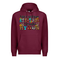 Burgundy i don't need your attitude i brought my own olivia Premium Hoodie - OliviaCreatesArt