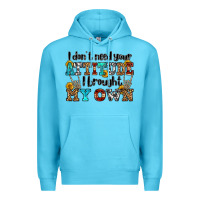 Ocean Blue i don't need your attitude i brought my own olivia Premium Hoodie - OliviaCreatesArt