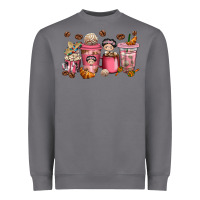 Cafecito Y Chisme Coffee Cups Heavyweight Sweatshirt | Teevron