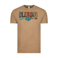 Vintage Coffee Blessed Life Vintage Tee - BundleAndBundleShop