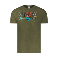 Vintage Olive Blessed Life Vintage Tee - BundleAndBundleShop