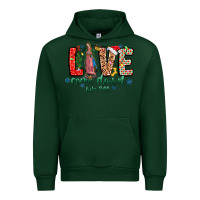 Forest Green Love ComeDown Luke 2.11-2 Urban Hoodie - CowhideDigitalArt