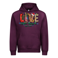 Mauve Wine Love ComeDown Luke 2.11-2 Urban Hoodie - CowhideDigitalArt