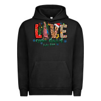 Pigment Black Love ComeDown Luke 2.11-2 Urban Hoodie - CowhideDigitalArt