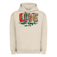 Pigment French Oak Love ComeDown Luke 2.11-2 Urban Hoodie - CowhideDigitalArt