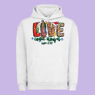 Love Comedown Luke 2.11-2 Urban Hoodie Designed By Cowhidedigitalart