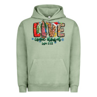 Pigment Oil Green Love ComeDown Luke 2.11-2 Urban Hoodie - CowhideDigitalArt