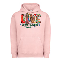 Pigment Salmon Love ComeDown Luke 2.11-2 Urban Hoodie - CowhideDigitalArt