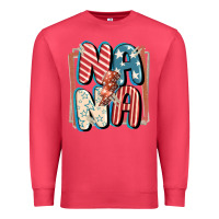 Cardinal 4th of July nana with lightning bolt Premium Sweatshirt - FaDigitalArtStudio
