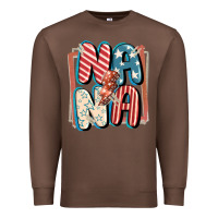 Chestnut 4th of July nana with lightning bolt Premium Sweatshirt - FaDigitalArtStudio