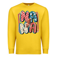 Lemon 4th of July nana with lightning bolt Premium Sweatshirt - FaDigitalArtStudio