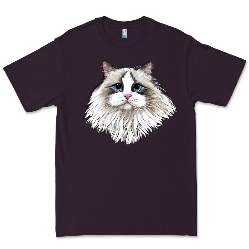 Ragdoll Face Cat Premium Tee by LillyAllenDesigns | Teevron
