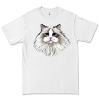 White Ragdoll Face Cat Premium Tee - LillyAllenDesigns