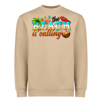 Mushroom the beach is calling Heavyweight Sweatshirt - NancyCooperArtShop