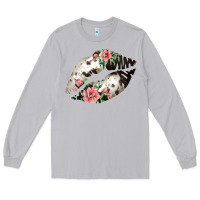 Moon Dust Cowhide And Flowers Lips Long Sleeve Tee - Bettercallsaul