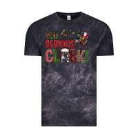 Cloud Black You Serious Clark With Santa Sleigh Vintage Tee - BundleAndBundleShop