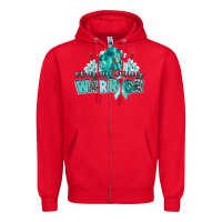 Red ovarian cancer warrior Zipper Hoodie - CowGirlArtShop