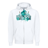 White ovarian cancer warrior Zipper Hoodie - CowGirlArtShop