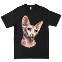Black Sphynx Cat Premium Tee - LillyAllenDesigns