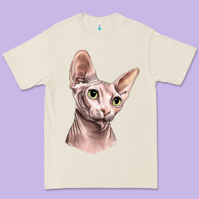 Sphynx Cat Premium Tee Designed By Lillyallendesigns