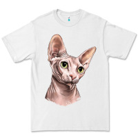 White Sphynx Cat Premium Tee - LillyAllenDesigns