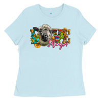 Baby Blue Western Love Sheeps Ladies Tee - LillyAllenDesigns