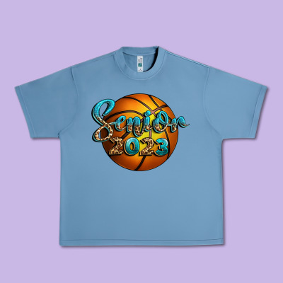 Basketball Senior 2023 Urban Heavy Tee Designed By Bundleandbundleshop