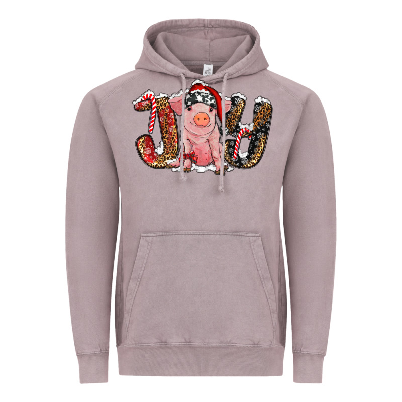 Joy With Pig Vintage Hoodie by RanaPortraitStore | Teevron