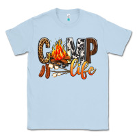 Dusty Blue Camp Life Classic Tee - BundleAndBundleShop