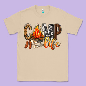 Camp Life Classic Tee Designed By Bundleandbundleshop