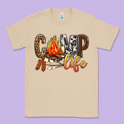 Camp Life Classic Tee Designed By Bundleandbundleshop