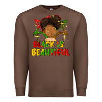 Chestnut black is beautiful Premium Sweatshirt - FaDigitalArtStudio