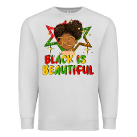 Dove Grey black is beautiful Premium Sweatshirt - FaDigitalArtStudio