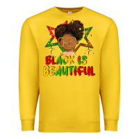 Lemon black is beautiful Premium Sweatshirt - FaDigitalArtStudio