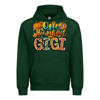 Forest Green one thankful gigi Urban Hoodie - CowhideDigitalArt