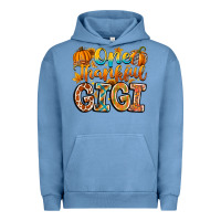 Pigment Pebble Blue one thankful gigi Urban Hoodie - CowhideDigitalArt