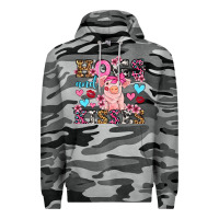 Slate Camo hogs and kisses pig  olivia Premium Hoodie - OliviaCreatesArt