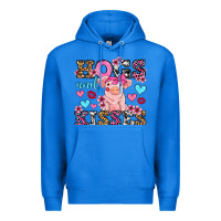True Royal hogs and kisses pig  olivia Premium Hoodie - OliviaCreatesArt