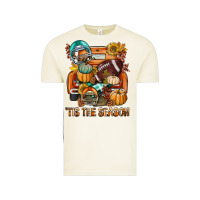 Tis The Season Fall Football Truck Vintage Tee | Teevron