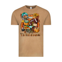 Vintage Camel Tis The Season Fall Football Truck Vintage Tee - BundleAndBundleShop