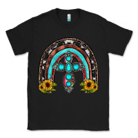 Black cross rainbow Classic Tee - JahusDesignShop