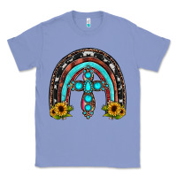 Colony Blue cross rainbow Classic Tee - JahusDesignShop