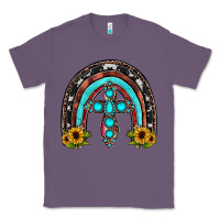 Lavender cross rainbow Classic Tee - JahusDesignShop