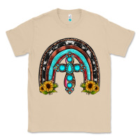 Mushroom cross rainbow Classic Tee - JahusDesignShop