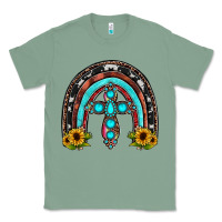 Sage cross rainbow Classic Tee - JahusDesignShop