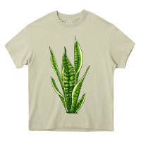 Mossy snake plant Heavy Core Tee - LillyAllenDesigns