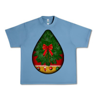 Pebble Blue christmas teardrop Urban Heavy Tee - BundleAndBundleShop
