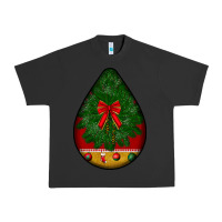 Pigment Black christmas teardrop Urban Heavy Tee - BundleAndBundleShop