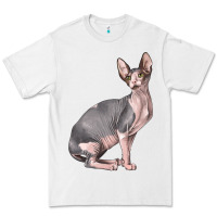 White Sphynx Cat Premium Tee - LillyAllenDesigns