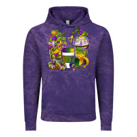 Cloud Purple Mardi Gras Coffee Cups Vintage Hoodie - BundleAndBundleShop